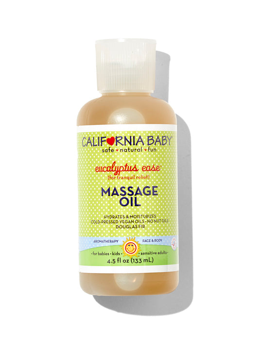 California Baby  Massage Oil:  Eucalyptus Ease (formerly Colds & Flu)