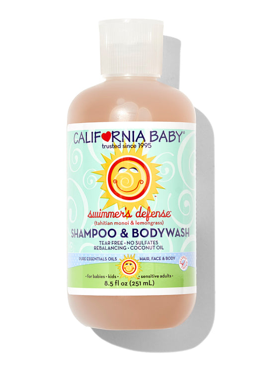 California Baby Shampoo & Body Wash: “Swimmer’s Defense”